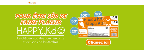 Happy Kdo des commerçants et artisans de la Dombes